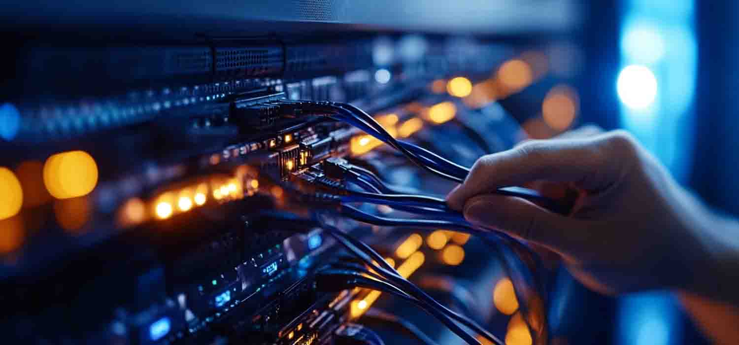 IT managed service provider implementing network solutions
