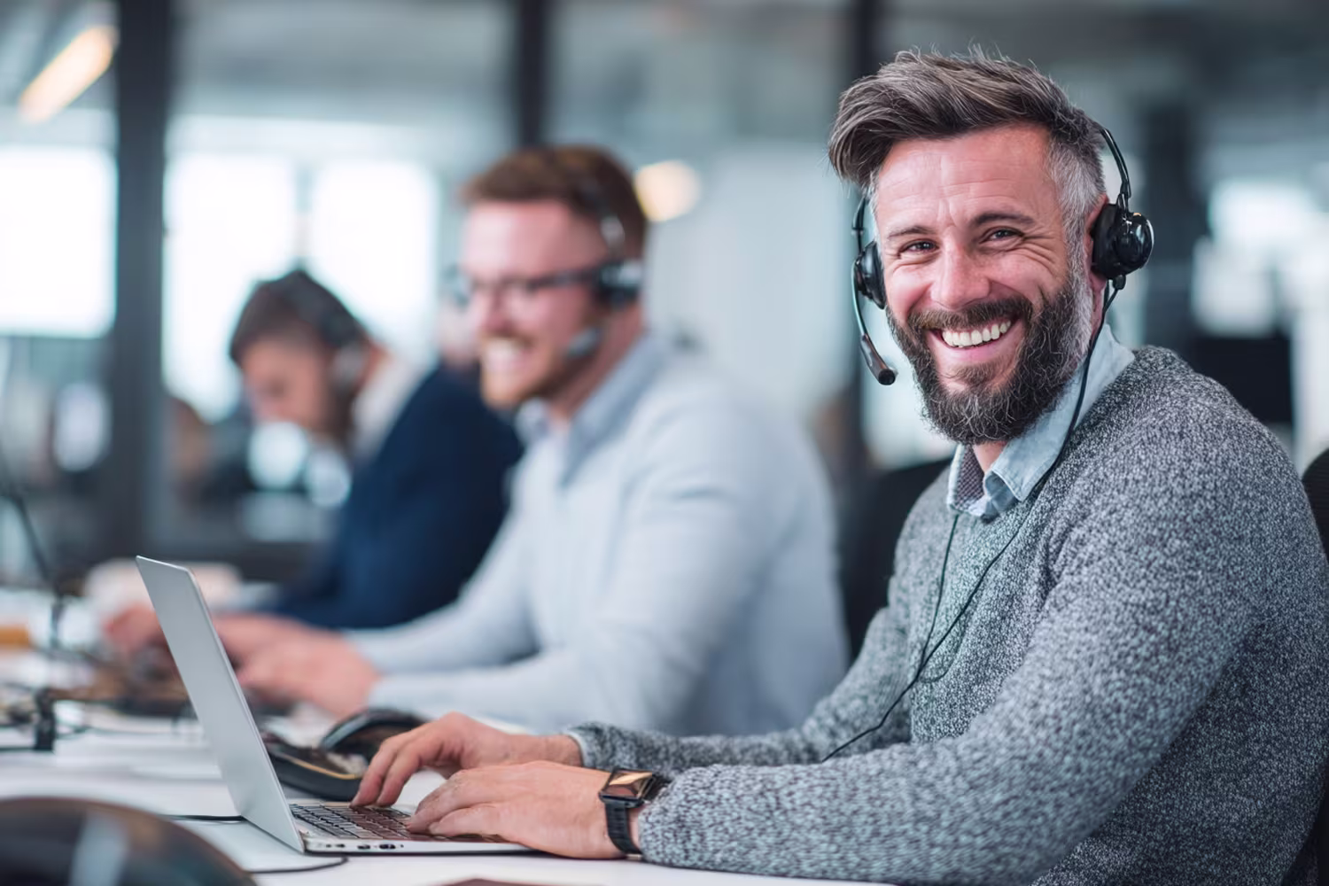 Diverse Team Collaborating on IT Support
